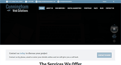 Desktop Screenshot of cunninghamwebsolutions.com